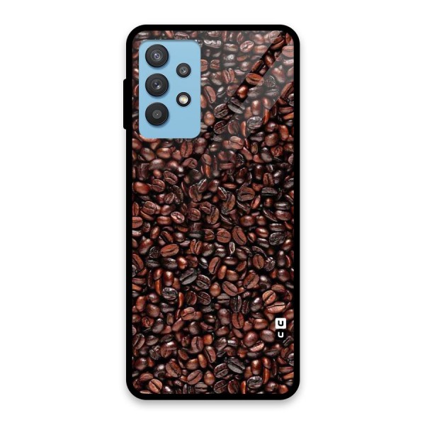 Cocoa Beans Glass Back Case for Galaxy M32 5G