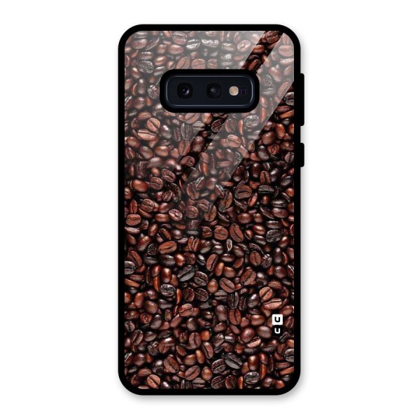 Cocoa Beans Glass Back Case for Galaxy S10e