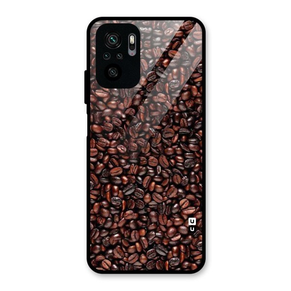 Cocoa Beans Glass Back Case for Redmi Note 10