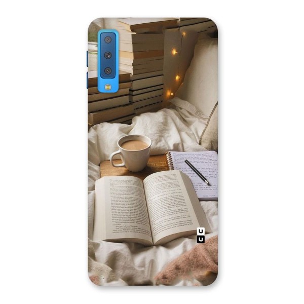 Coffee And Books Back Case for Galaxy A7 (2018)