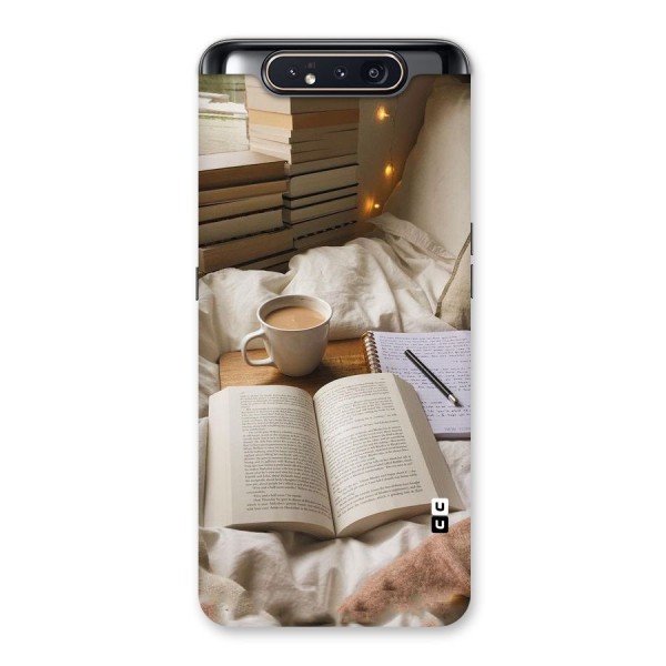 Coffee And Books Back Case for Galaxy A80