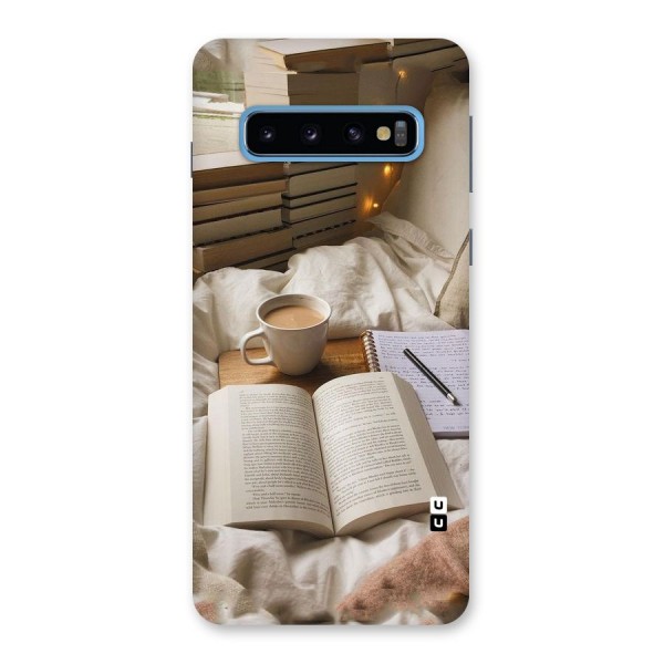 Coffee And Books Back Case for Galaxy S10