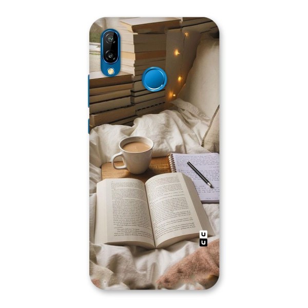 Coffee And Books Back Case for Huawei P20 Lite