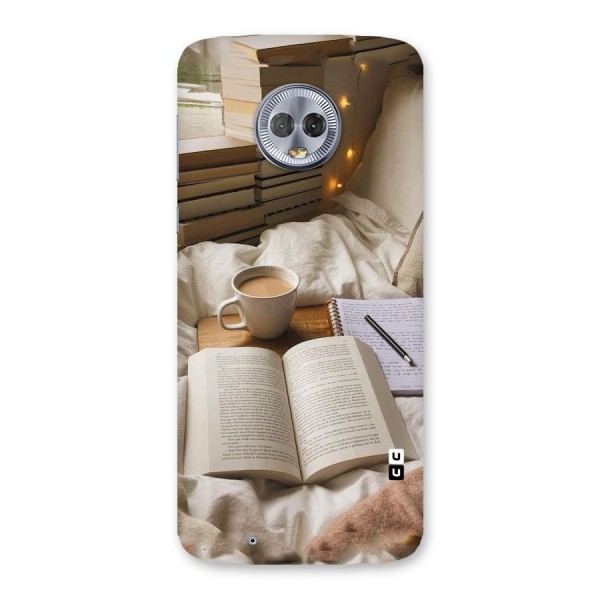 Coffee And Books Back Case for Moto G6