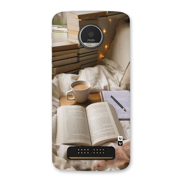 Coffee And Books Back Case for Moto Z Play