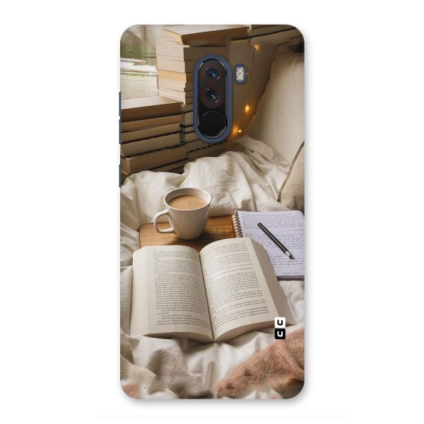 Coffee And Books Back Case for Poco F1