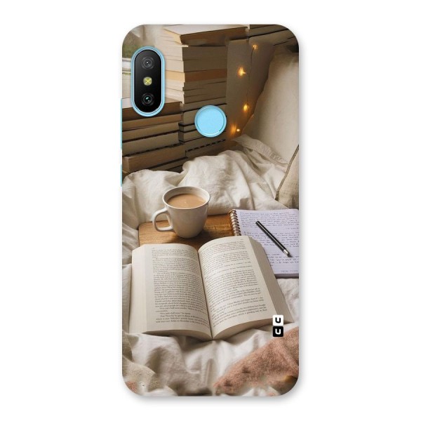 Coffee And Books Back Case for Redmi 6 Pro