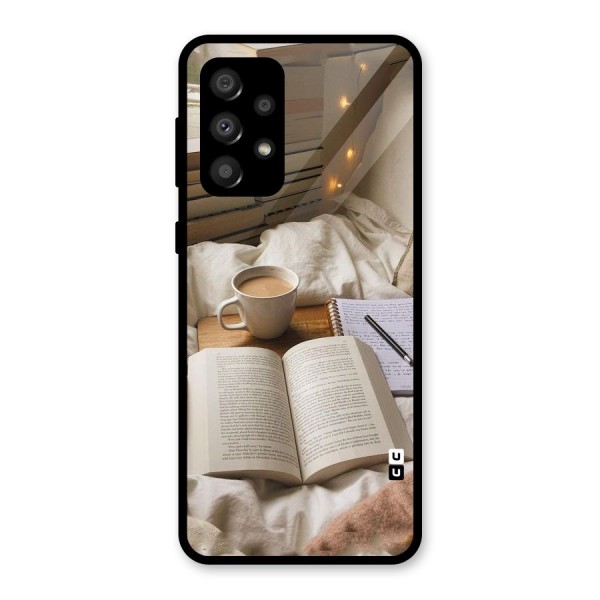 Coffee And Books Glass Back Case for Galaxy A32