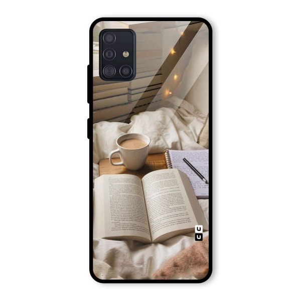 Coffee And Books Glass Back Case for Galaxy A51