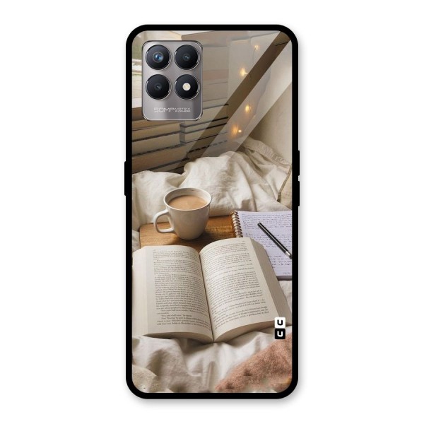 Coffee And Books Glass Back Case for Realme 8i