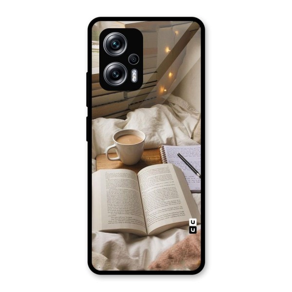 Coffee And Books Glass Back Case for Redmi K50i