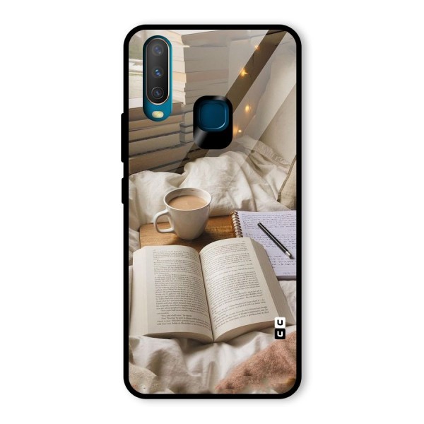 Coffee And Books Glass Back Case for Vivo Y12