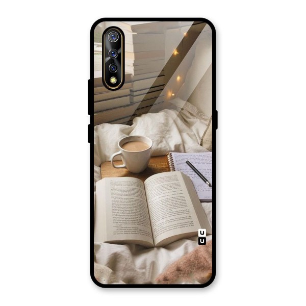 Coffee And Books Glass Back Case for Vivo Z1x