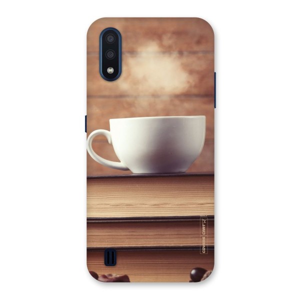 Coffee And Bookworm Back Case for Galaxy M01