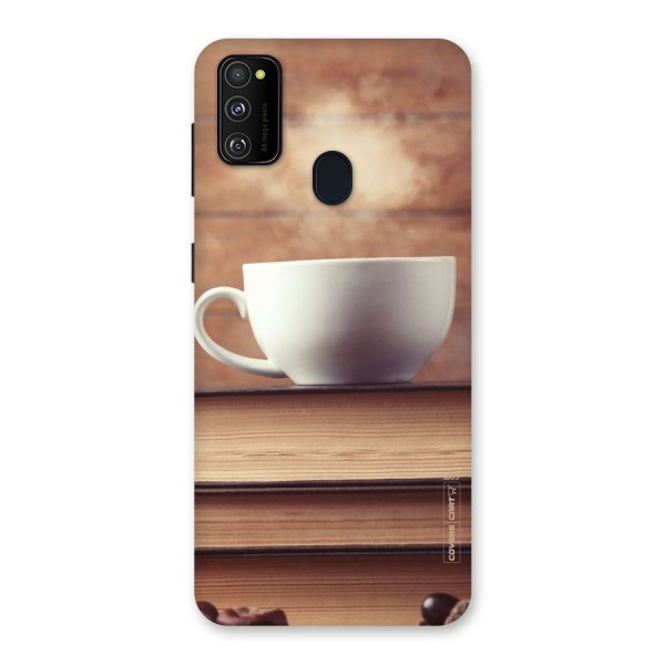 Coffee And Bookworm Back Case for Galaxy M21