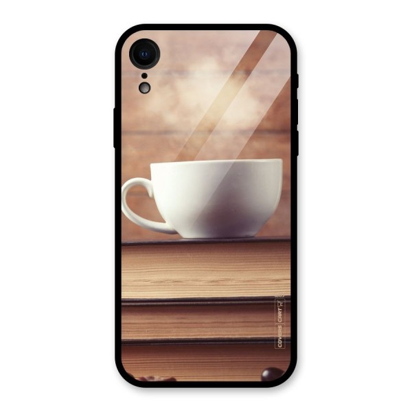 Coffee And Bookworm Glass Back Case for XR