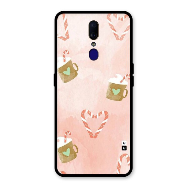 Coffee And Candies Glass Back Case for Oppo F11