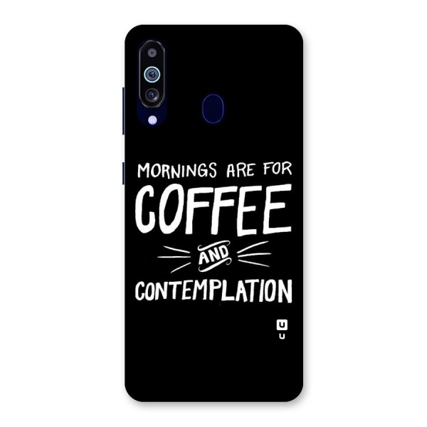 Coffee And Contemplation Back Case for Galaxy A60