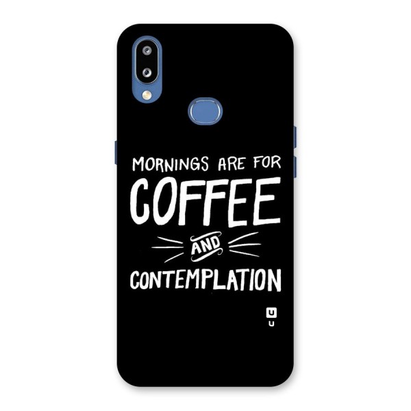 Coffee And Contemplation Back Case for Galaxy M01s