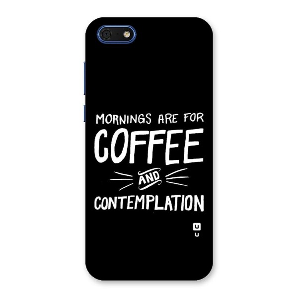 Coffee And Contemplation Back Case for Honor 7s