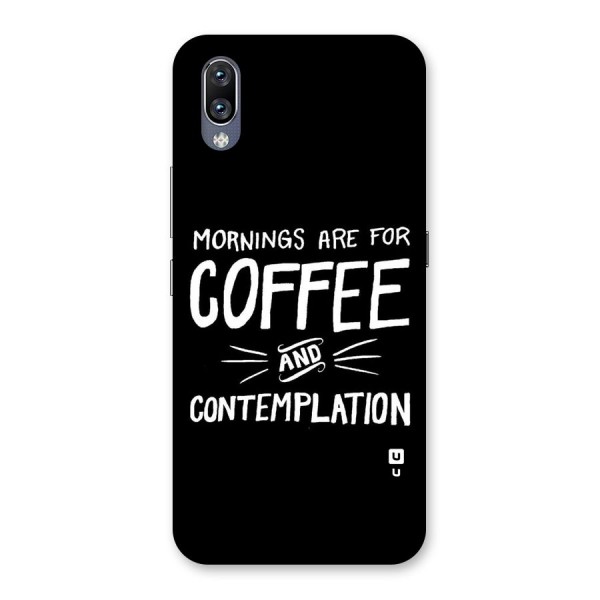 Coffee And Contemplation Back Case for Vivo NEX