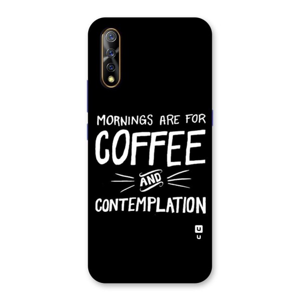 Coffee And Contemplation Back Case for Vivo S1