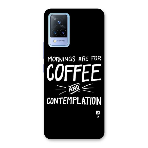 Coffee And Contemplation Back Case for Vivo V21 5G