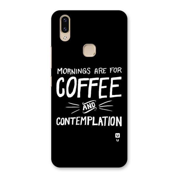 Coffee And Contemplation Back Case for Vivo V9