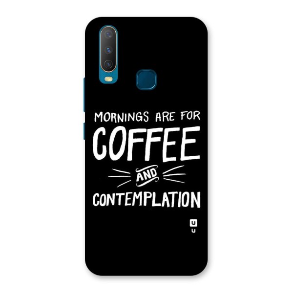 Coffee And Contemplation Back Case for Vivo Y15