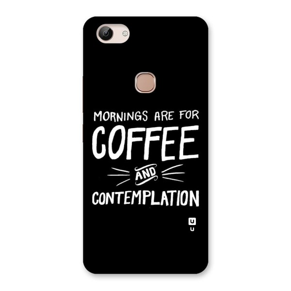 Coffee And Contemplation Back Case for Vivo Y83