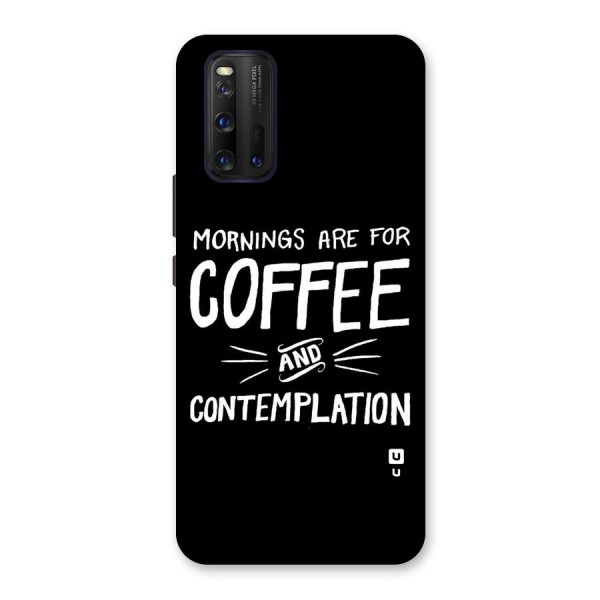 Coffee And Contemplation Back Case for Vivo iQOO 3