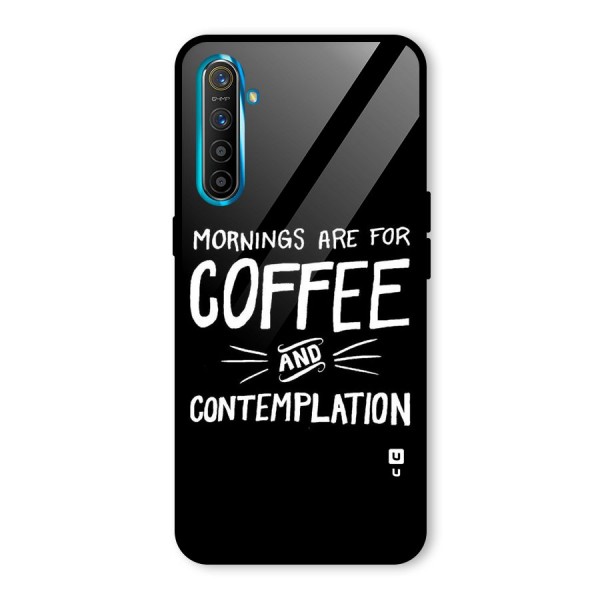 Coffee And Contemplation Glass Back Case for Realme XT