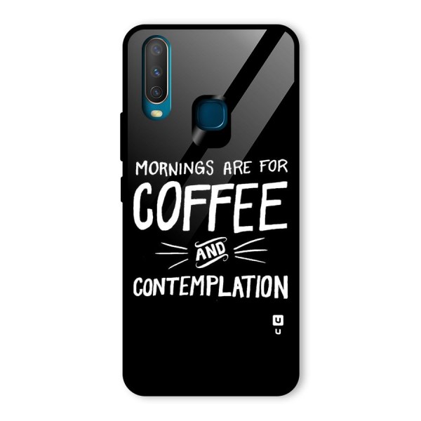 Coffee And Contemplation Glass Back Case for Vivo Y15