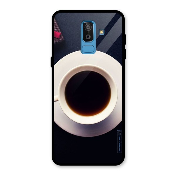 Coffee And Cookies Glass Back Case for Galaxy J8