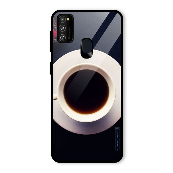 Coffee And Cookies Glass Back Case for Galaxy M21