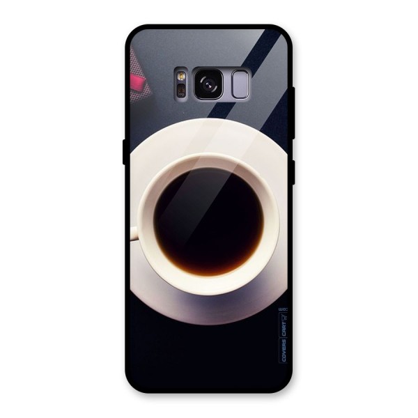 Coffee And Cookies Glass Back Case for Galaxy S8