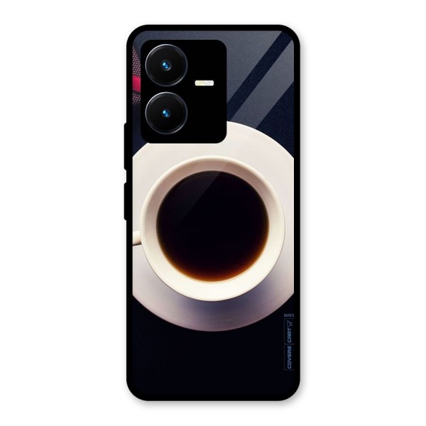 Coffee And Cookies Glass Back Case for Vivo Y22