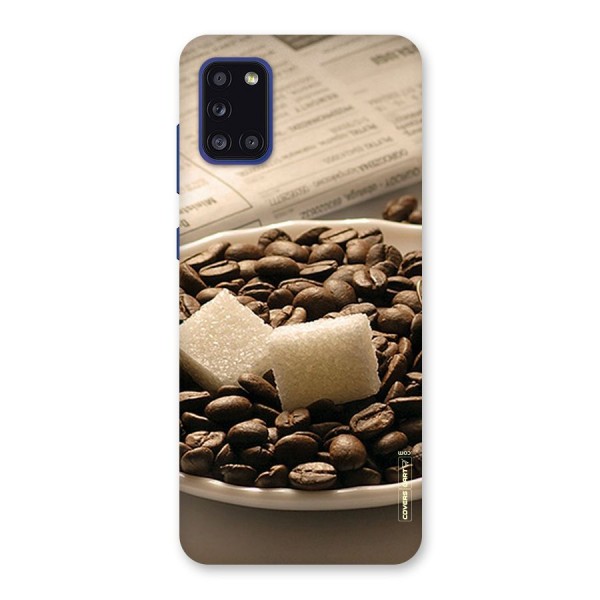 Coffee And Sugar Cubes Back Case for Galaxy A31