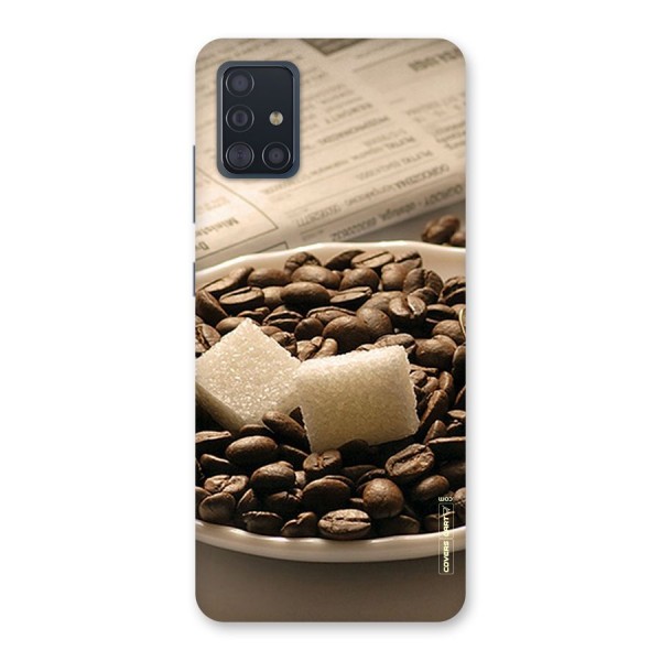 Coffee And Sugar Cubes Back Case for Galaxy A51