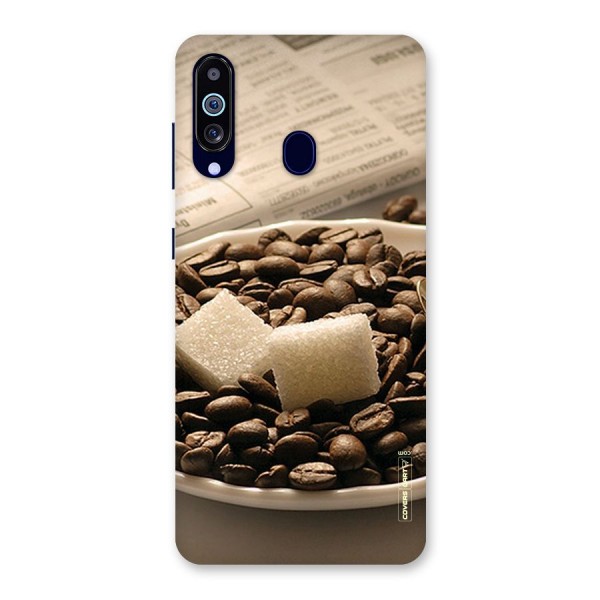 Coffee And Sugar Cubes Back Case for Galaxy A60