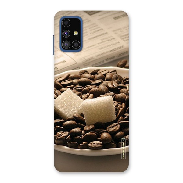 Coffee And Sugar Cubes Back Case for Galaxy M51