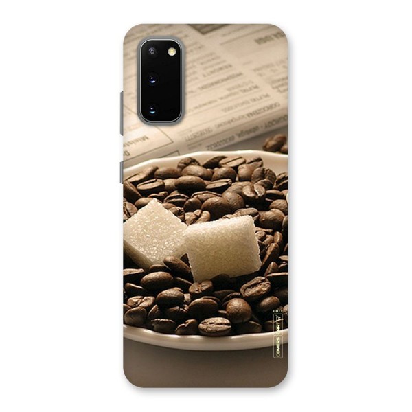 Coffee And Sugar Cubes Back Case for Galaxy S20