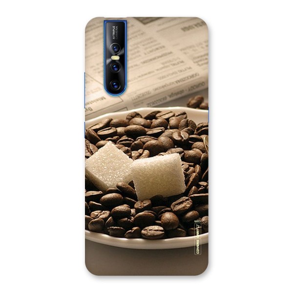 Coffee And Sugar Cubes Back Case for Vivo V15 Pro