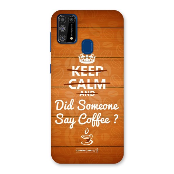 Coffee Ardour Back Case for Galaxy F41