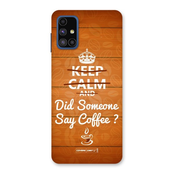 Coffee Ardour Back Case for Galaxy M51