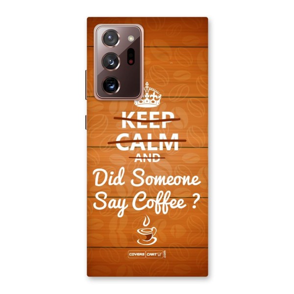 Coffee Ardour Back Case for Galaxy Note 20 Ultra