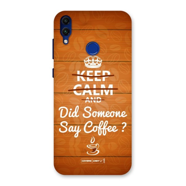 Coffee Ardour Back Case for Honor 8C