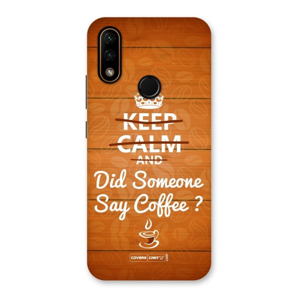 Coffee Ardour Back Case for Lenovo A6 Note