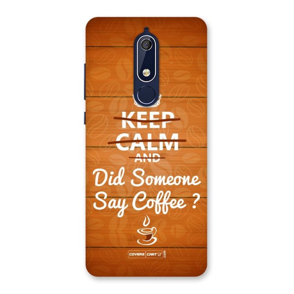 Coffee Ardour Back Case for Nokia 5.1