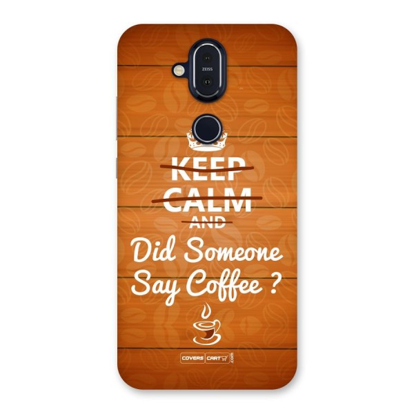 Coffee Ardour Back Case for Nokia 8.1